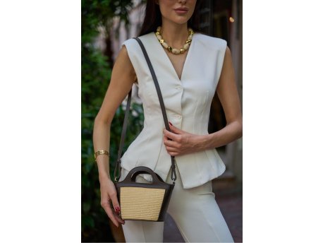 Zoozie Bags Ženska torbica MK1020225SV10 016 Brown Hrast