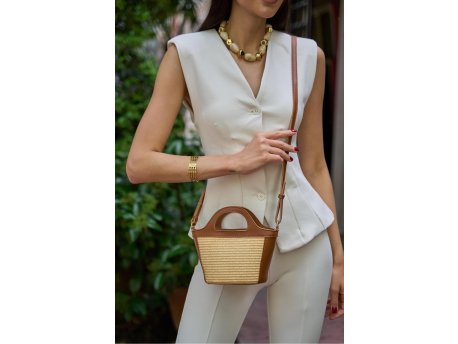 Zoozie Bags Ženska torbica MK1020225SV10 016 Tan Hrast