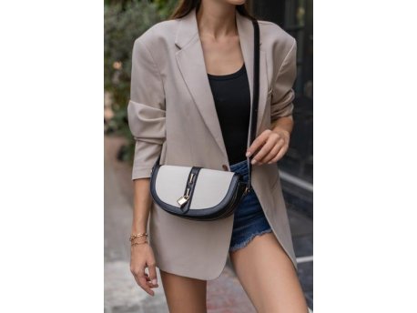 Zoozie Bags Ženska torba preko ramena MK1020023SV10 020 Black Cream