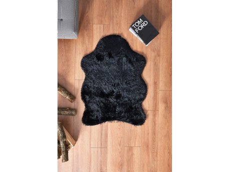 Conceptum Hypnose Tepih (150x200) Tavsan Tuyu Tek Kafa Black