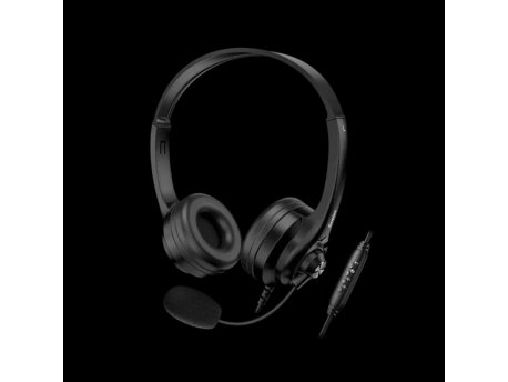 GENIUS HS-235U USB-A crne Slušalice sa mikrofonom