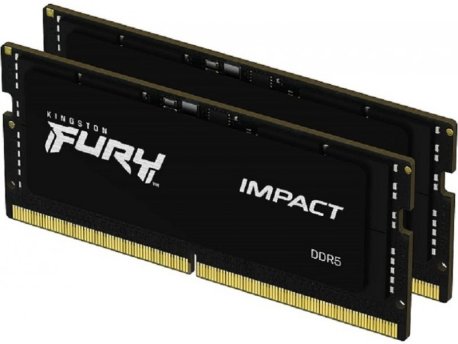 KINGSTON SODIMM DDR5 32GB (2x16GB kit) 5600MHz Fury Impact (KF556S40IBK2-32)