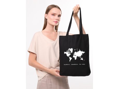 Zoozie Bags Ženska pamučna crna torba 1425