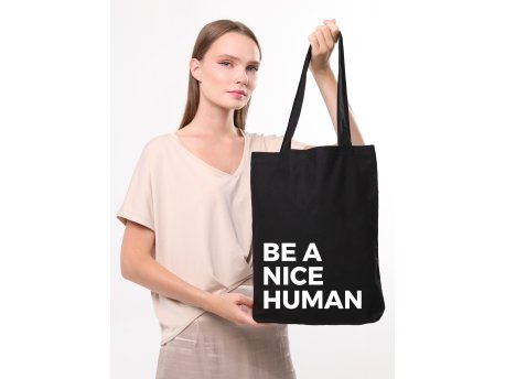 Zoozie Bags Crna ženska pamučna torba 1437