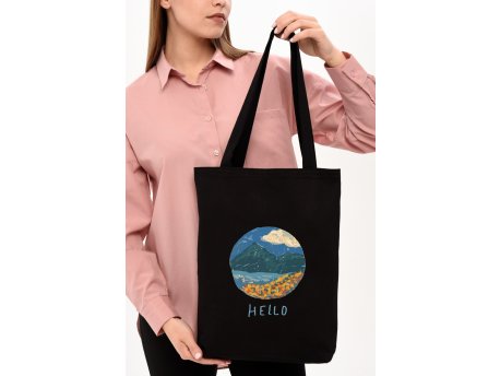 Zoozie Bags Ženska pamučna torba crna 1468