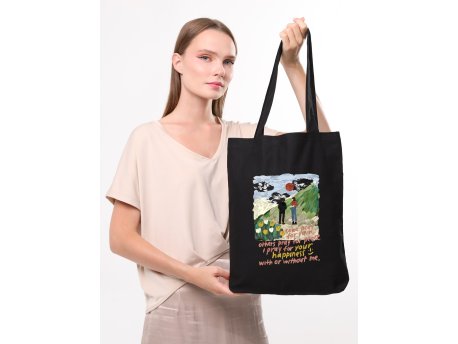 Zoozie Bags Ženska pamučna torba crna 1881