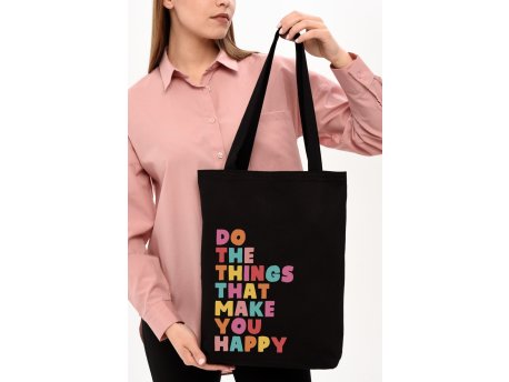 Zoozie Bags Pamučna crna torba 1473