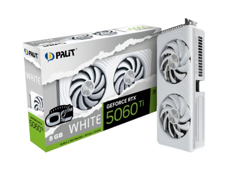 PALIT NVidia GeForce RTX 5060 Ti 8GB 128bit RTX5060Ti WHITE OC 8GB GDDR7