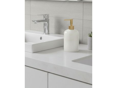 WALLXPERT Dozator za sapun Bianco White Gold