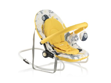 WALLXPERT Kolevka za bebe Little Star Yellow