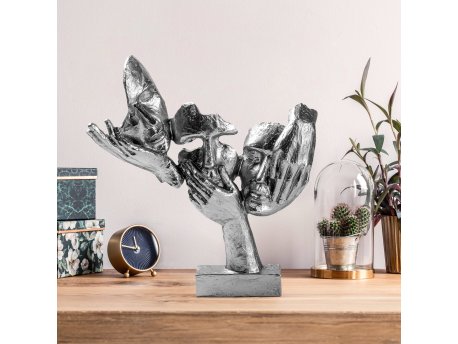 WALLXPERT Decorative Object boja srebra 033 B