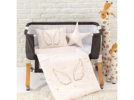 WALLXPERT Set za spavanje za bebe Angel Wings Pink