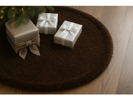 WALLXPERT Tepih za božićno drvce Yilbasi Braon 8