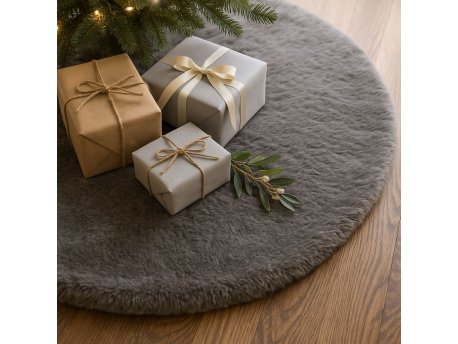 WALLXPERT Tepih za božićno drvce Yilbasi Grey 8