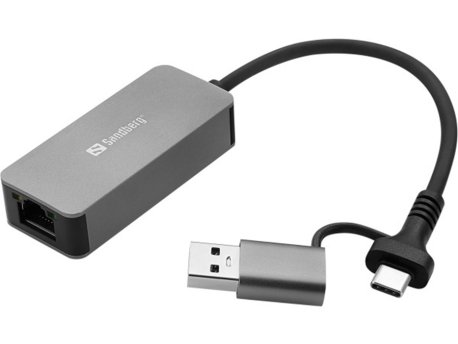 Sandberg USB adapter Sandberg 136-68 USB-C/A na RJ-45 Gigabit