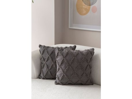 WALLXPERT Set presvlaka za jastuke (2 komada) Tuffet Grey v1