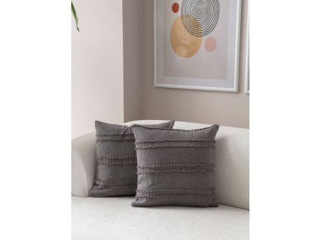 WALLXPERT Set presvlaka za jastuke (2 komada) Tuffet Grey v2
