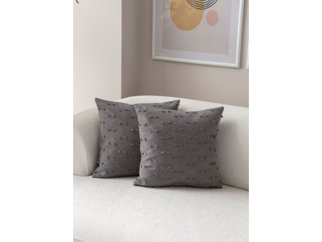 WALLXPERT Set presvlaka za jastuke (2 komada) Tuffet Grey v5