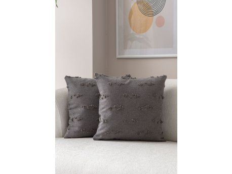 WALLXPERT Set presvlaka za jastuke (2 komada) Tuffet Grey v6