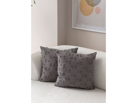 WALLXPERT Set presvlaka za jastuke (2 komada) Tuffet Grey v7