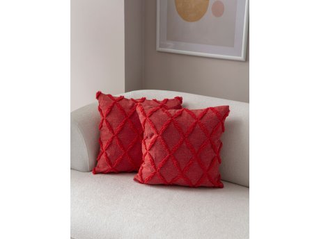 WALLXPERT Set presvlaka za jastuke (2 komada) Tuffet Red v1