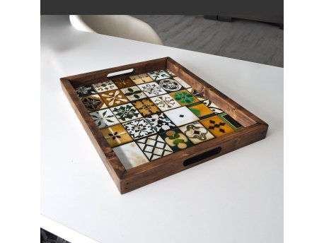 WALLXPERT Drveni poslužavnik REF006