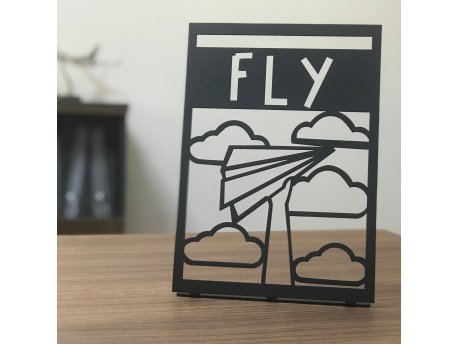 WALLXPERT Decorative Object firura Fly Pod