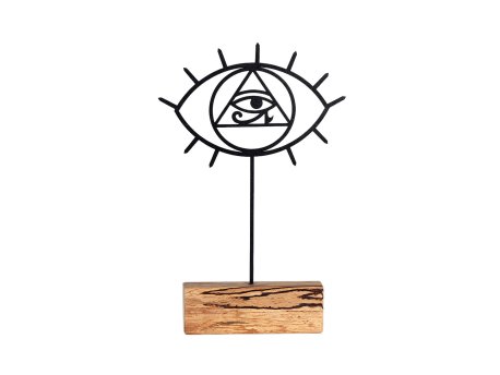 WALLXPERT Decorative Object figura Eye Black