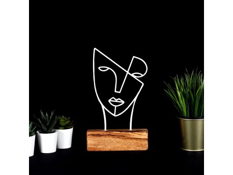 WALLXPERT Decorative Object Mask White