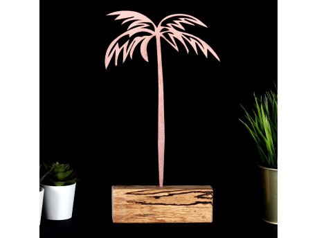 WALLXPERT Decorative Object figura Palm Bronze