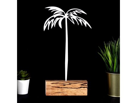 WALLXPERT Decorative Object figura Palm White