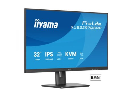 IIYAMA QHD IPS 100Hz, 1ms, HDMI, DP, 4xUSB (XUB3297QSNP-B1)
