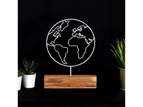 WALLXPERT Decorative Object figura World White