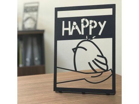 WALLXPERT Decorative Object figura Happy Pod