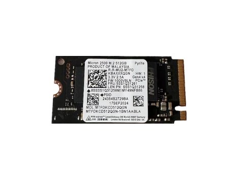 MICRON 512GB M.2 NVMe 2242 MTFDKCD512QGN Bulk