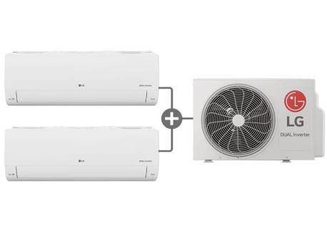 LG 2 in 1 DUALCOOL Fiksni Multi 2,6 + 3,5 kW klima uređaj
