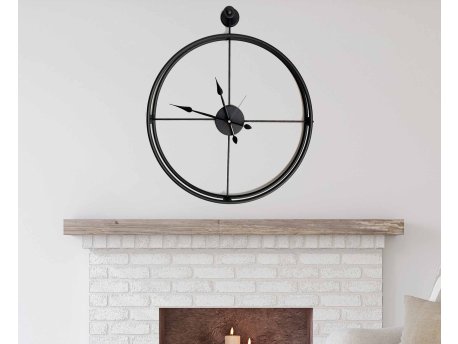 WALLXPERT Dekorativni metalni zidni sat Mclock 00106