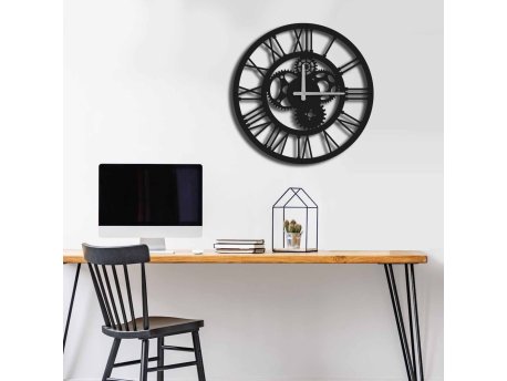 WALLXPERT Dekorativni metalni zidni sat MTS 001