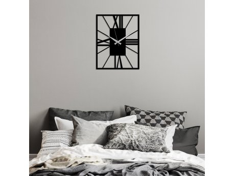 WALLXPERT Dekorativni metalni zidni sat Unlined