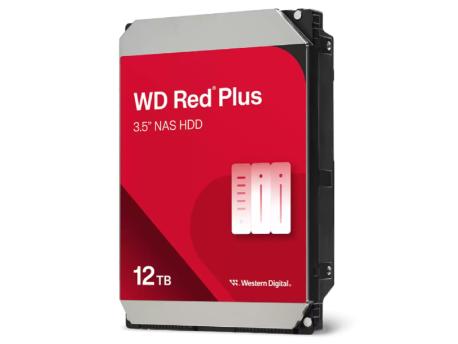 WESTERN DIGITAL 12TB Red Plus, NAS, 3.5 inča, 7200rpm, 512MB (WD120EFGX)