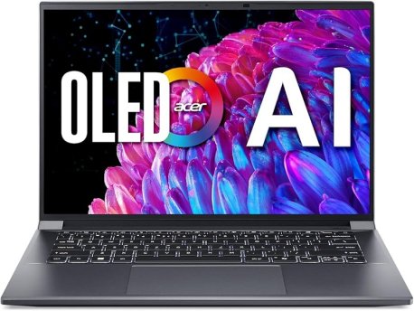 ACER Swift X 14 OLED (Titanium Gray) 2.8K OLED 120Hz touch, U9 285H, 32GB, 1TB SSD, RTX 5060, Win 11 Home (NX.J82EX.004)