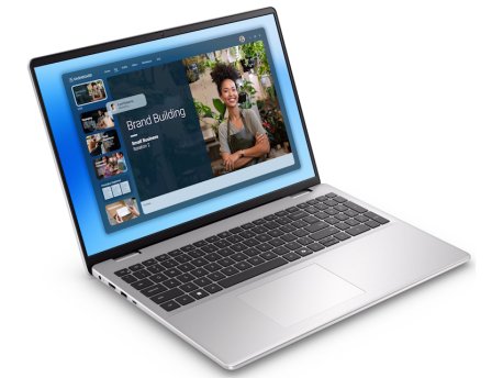 DELL 16 DC16251 (Platinum silver, Alu) FHD+ IPS 300nits, Core 7 150U, 32GB, 1TB SSD, Backlit, FP