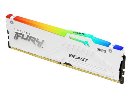 KINGSTON DIMM DDR5 16GB 6000MHz FURY Beast RGB White EXPO KF560C30BWEA-16