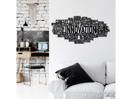 WALLXPERT Dekorativni metalni zidni dodatak Innovation