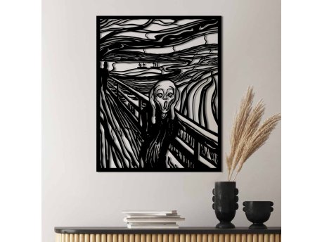 WALLXPERT Dekorativni metalni zidni dodatak Grido