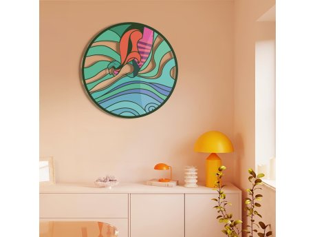 WALLXPERT Dekorativni metalni zidni dodatak Nature’s Melody APT821 69