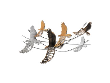 WALLXPERT Dekorativni metalni zidni dodatak Bys 184