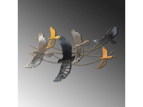 WALLXPERT Dekorativni metalni zidni dodatak Bys 184 B