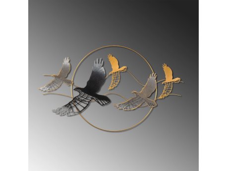 WALLXPERT Dekorativni metalni zidni dodatak Bys 185 A