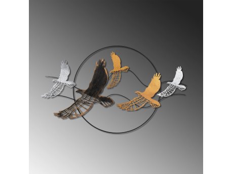 WALLXPERT Dekorativni metalni zidni dodatak Bys 185 B